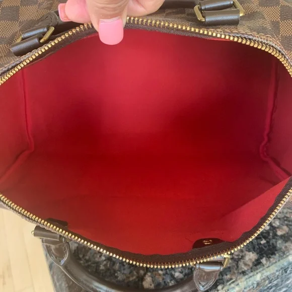 Excellent Condition Damier Ebene Speedy 35 - Picture 9 of 15